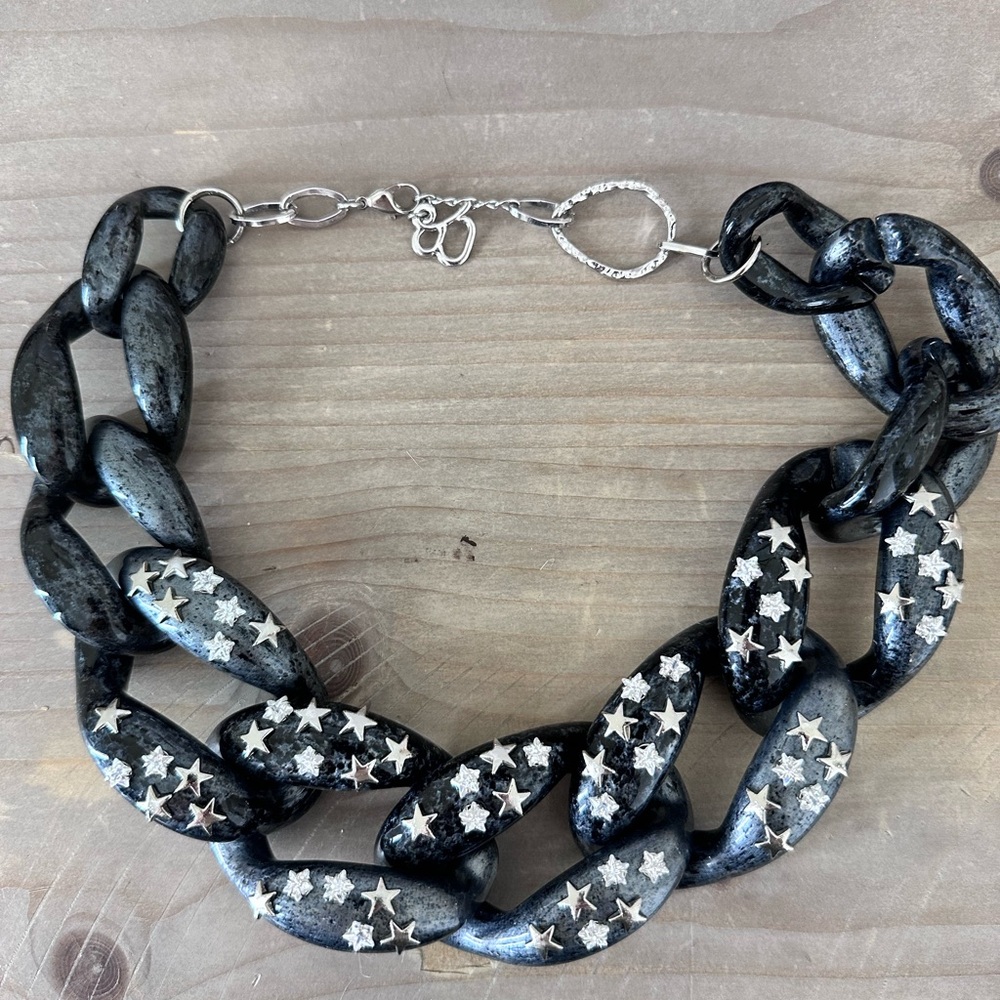 Diana Broussard ONE OF A KIND only 1 produced Nate plexi necklace